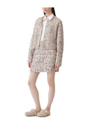 Buttoned tweed mini skirt FABIANA FILIPPI | GND215F404L545VR2